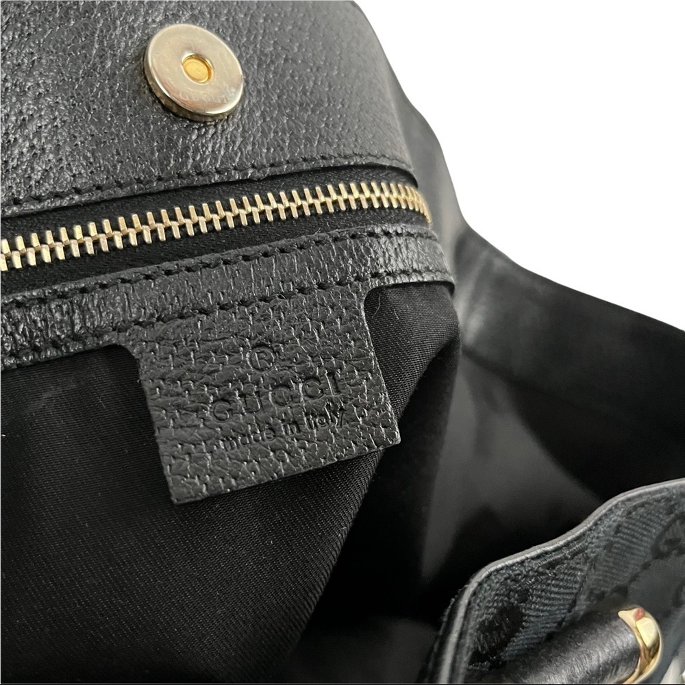 GUCCI oversized signature monogram canvas hobo tote bag - Picture 12 of 16